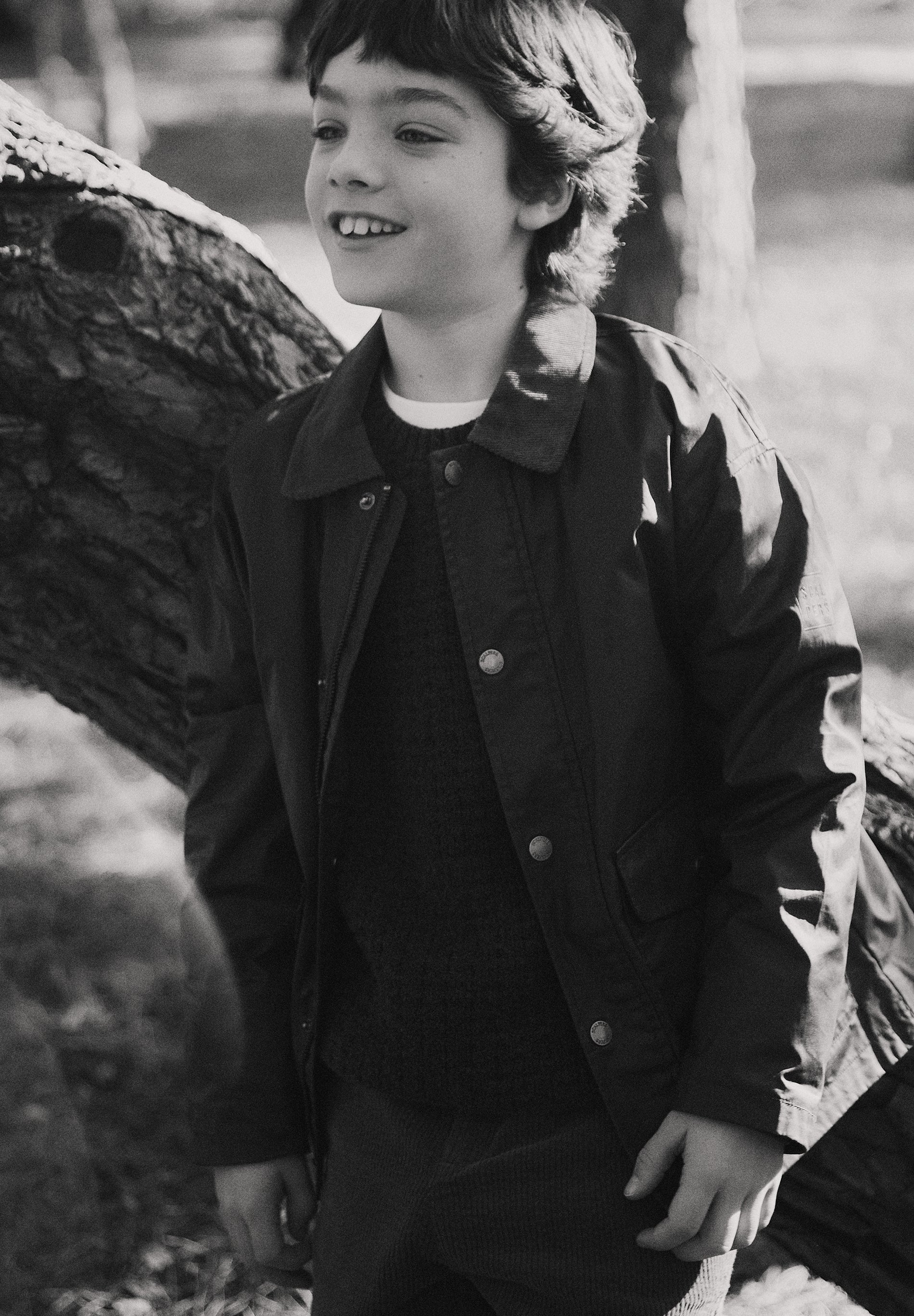 JACKET WITH SHIRT COLLAR