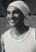 PRINTED COTTON AND LINEN BANDANA