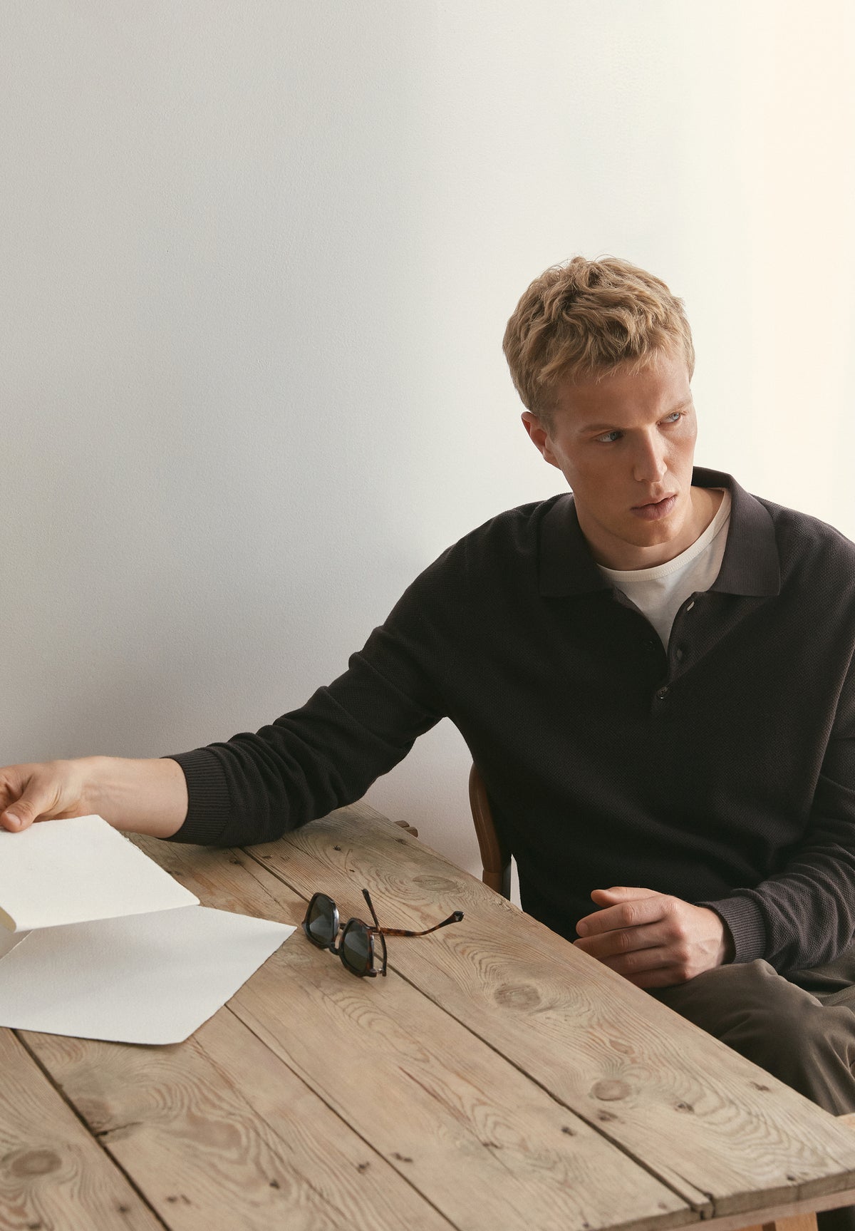 SCGARIBALDI LS POLO TRICOT