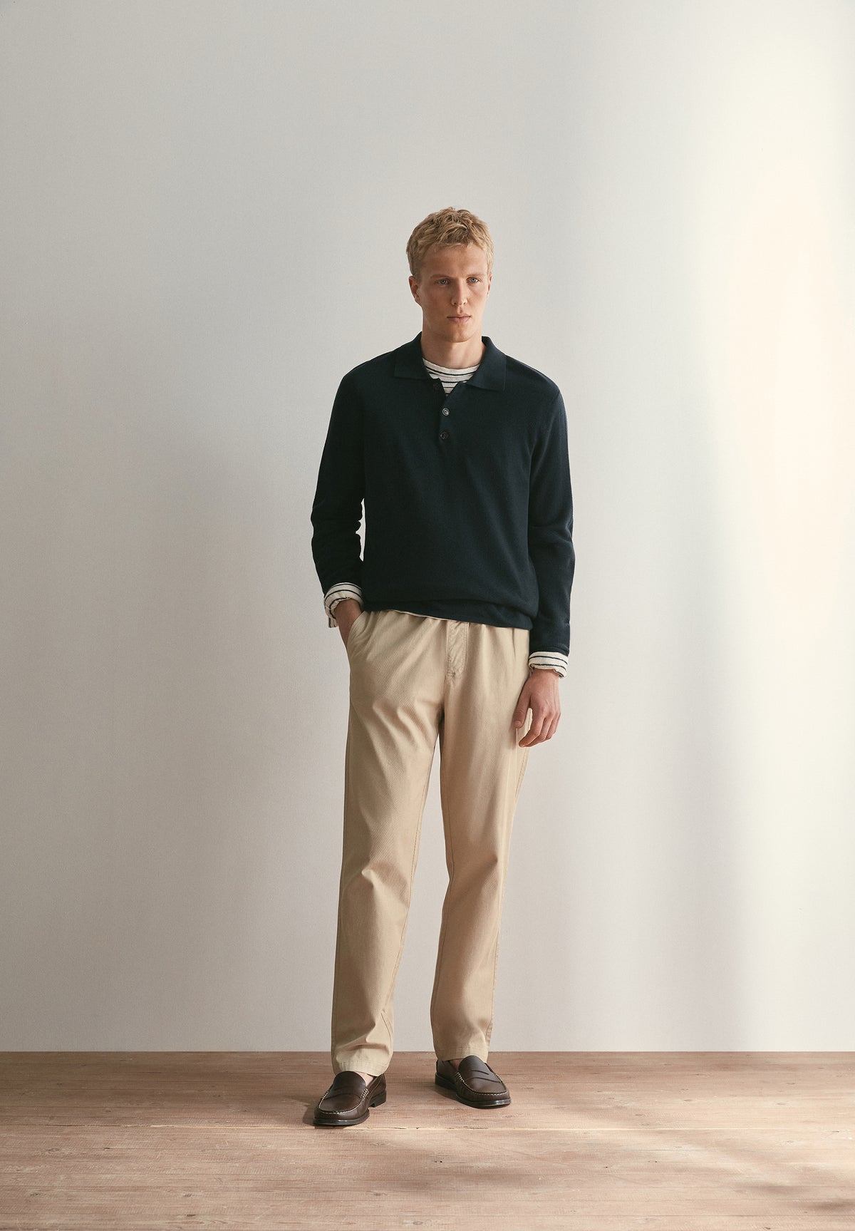 SCGARIBALDI LS POLO TRICOT