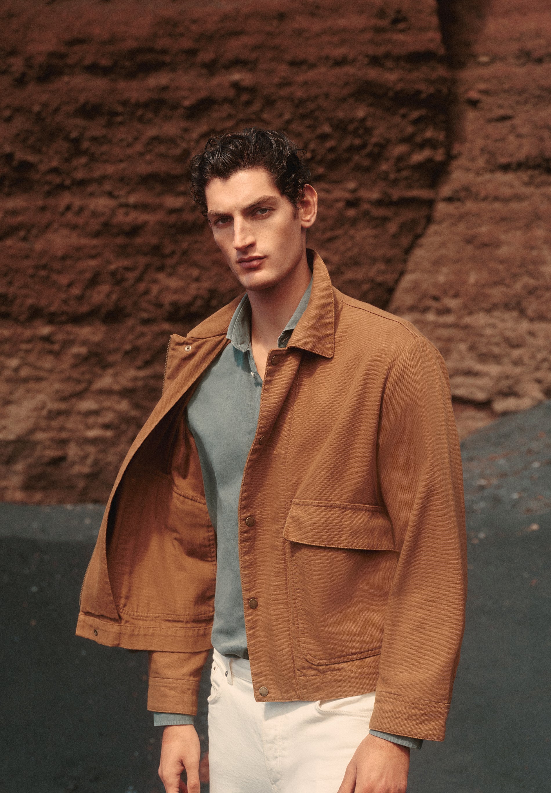 JACKET WITH FLAP POCKETS