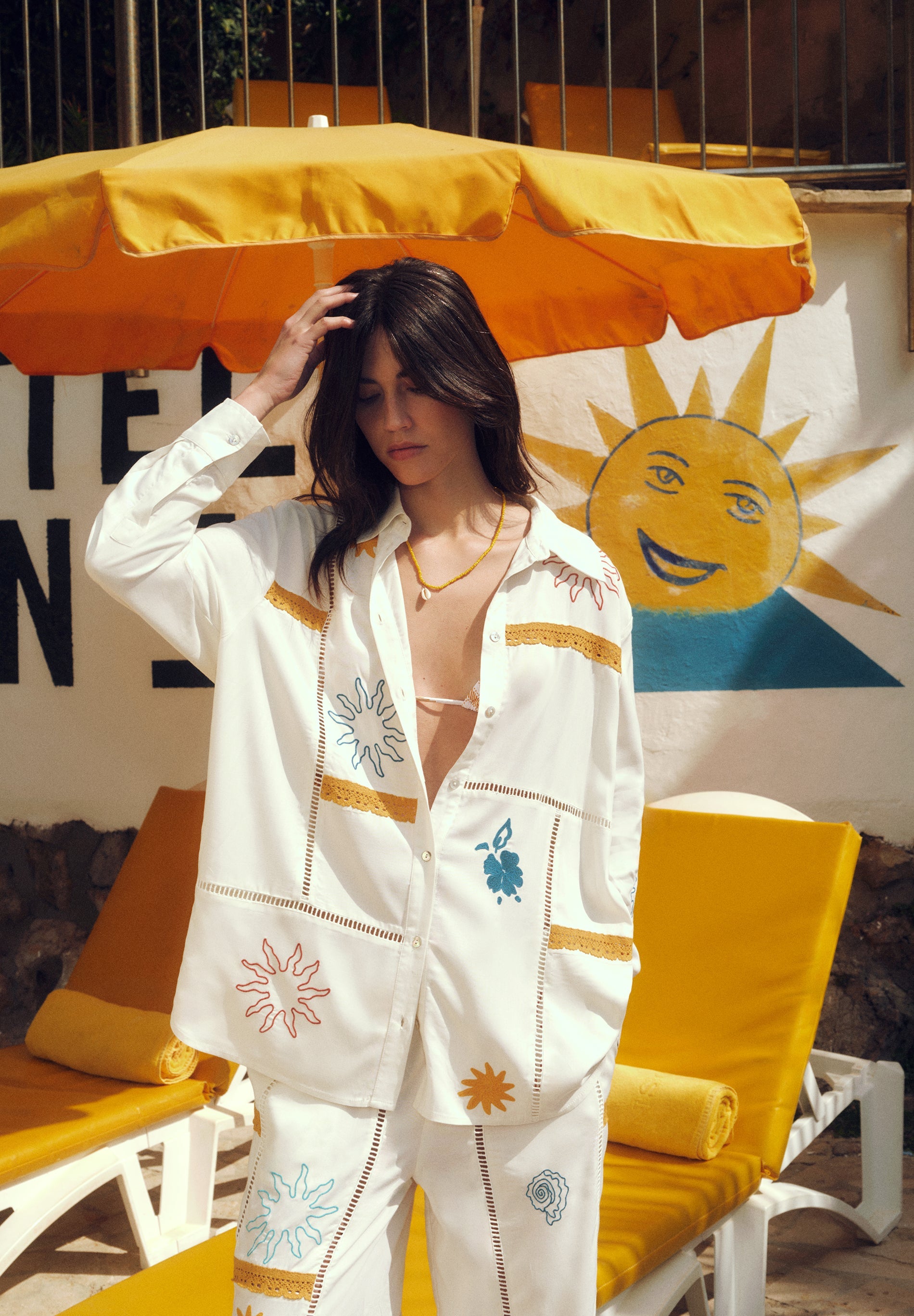 RELAXED EMBROIDERED SHIRT | ROBIN X SCALPERS