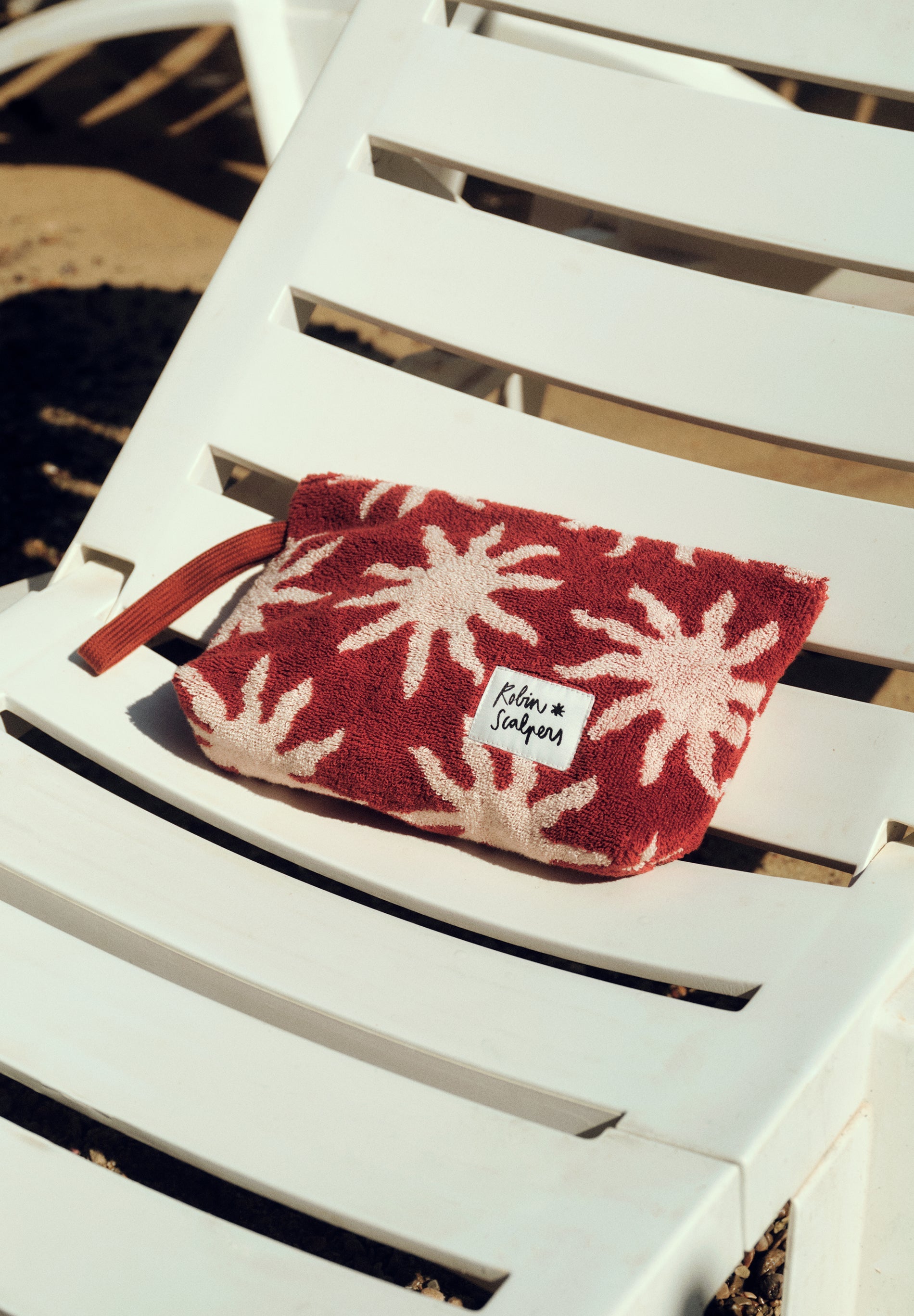 PRINTED TERRY TOILETRY BAG | ROBIN X SCALPERS