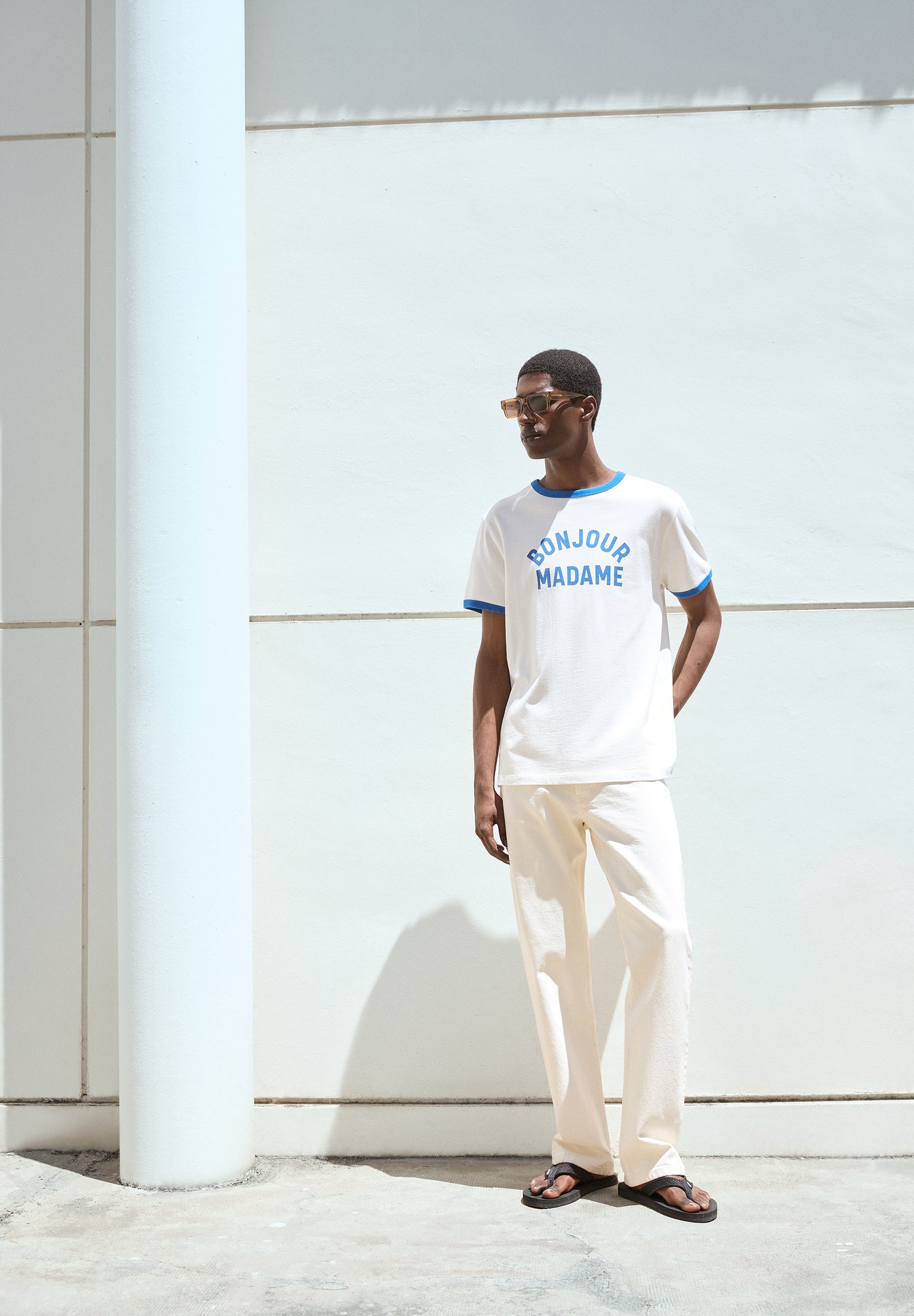 BONJOUR PRINT T-SHIRT