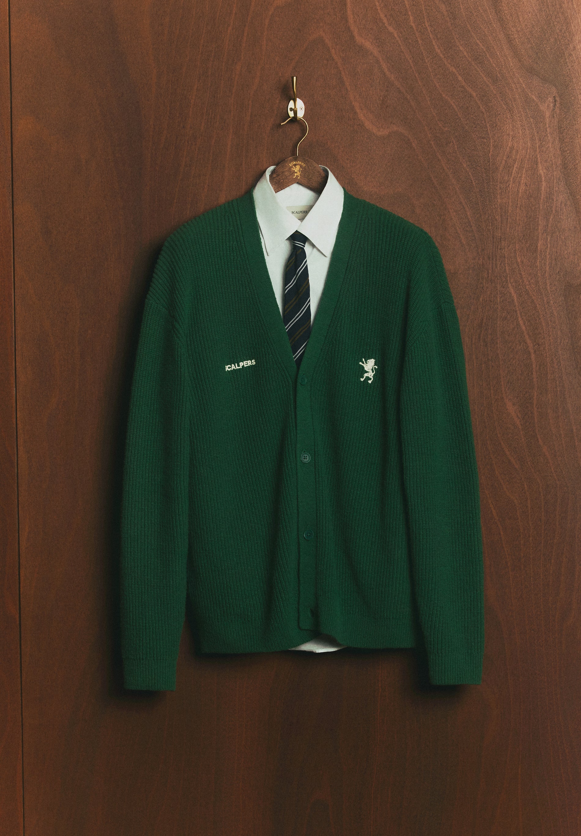 SCALPERS X SPORTING CP WOOL CARDIGAN