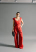 DRAPPED LINEN PANT