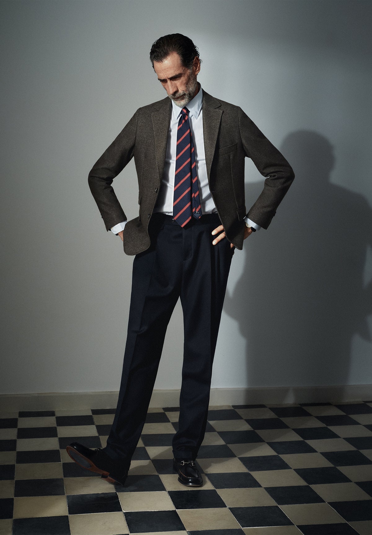SCCOLLEGE STRIPES TIE