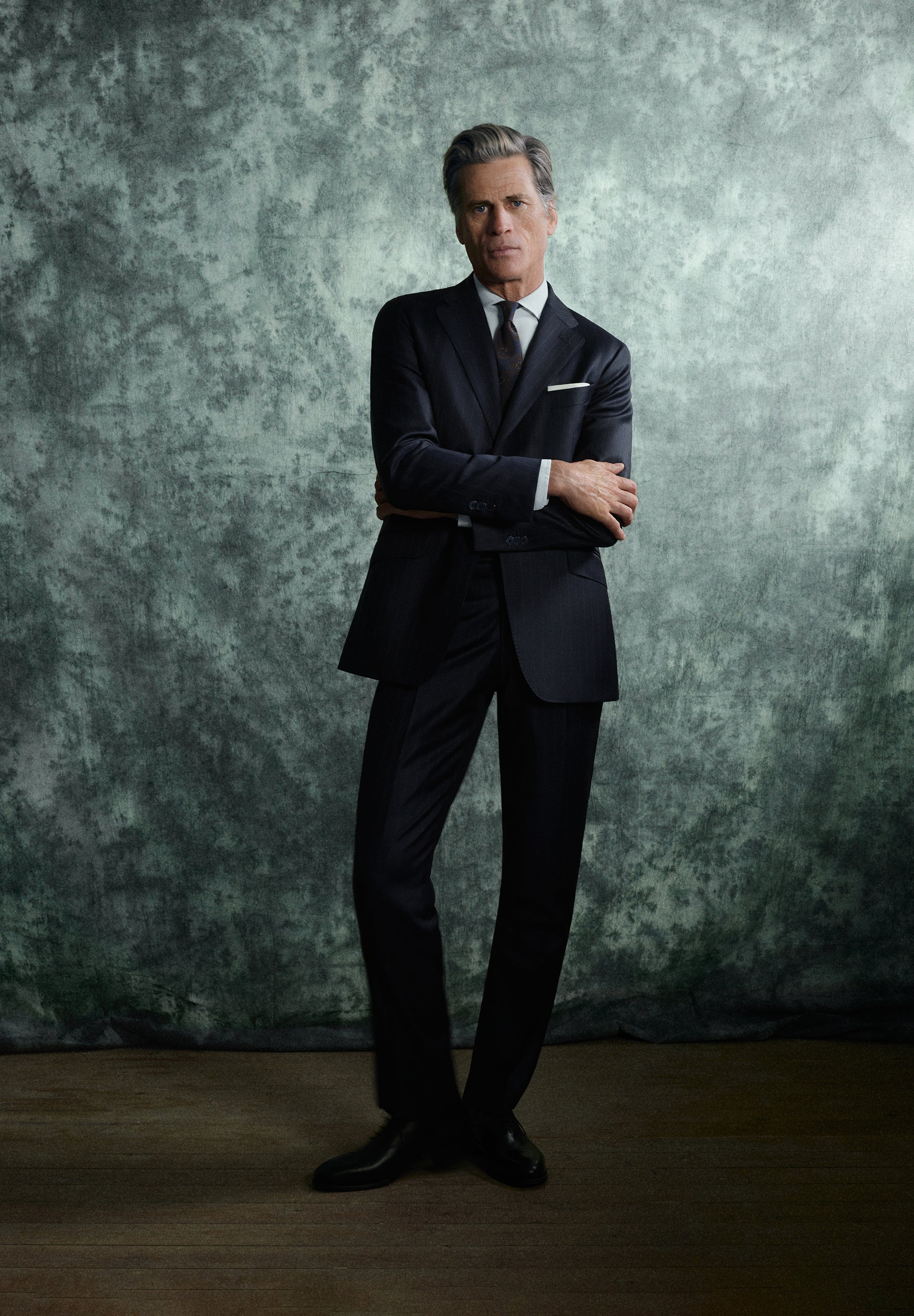 WOOL PINSTRIPE BLAZER
