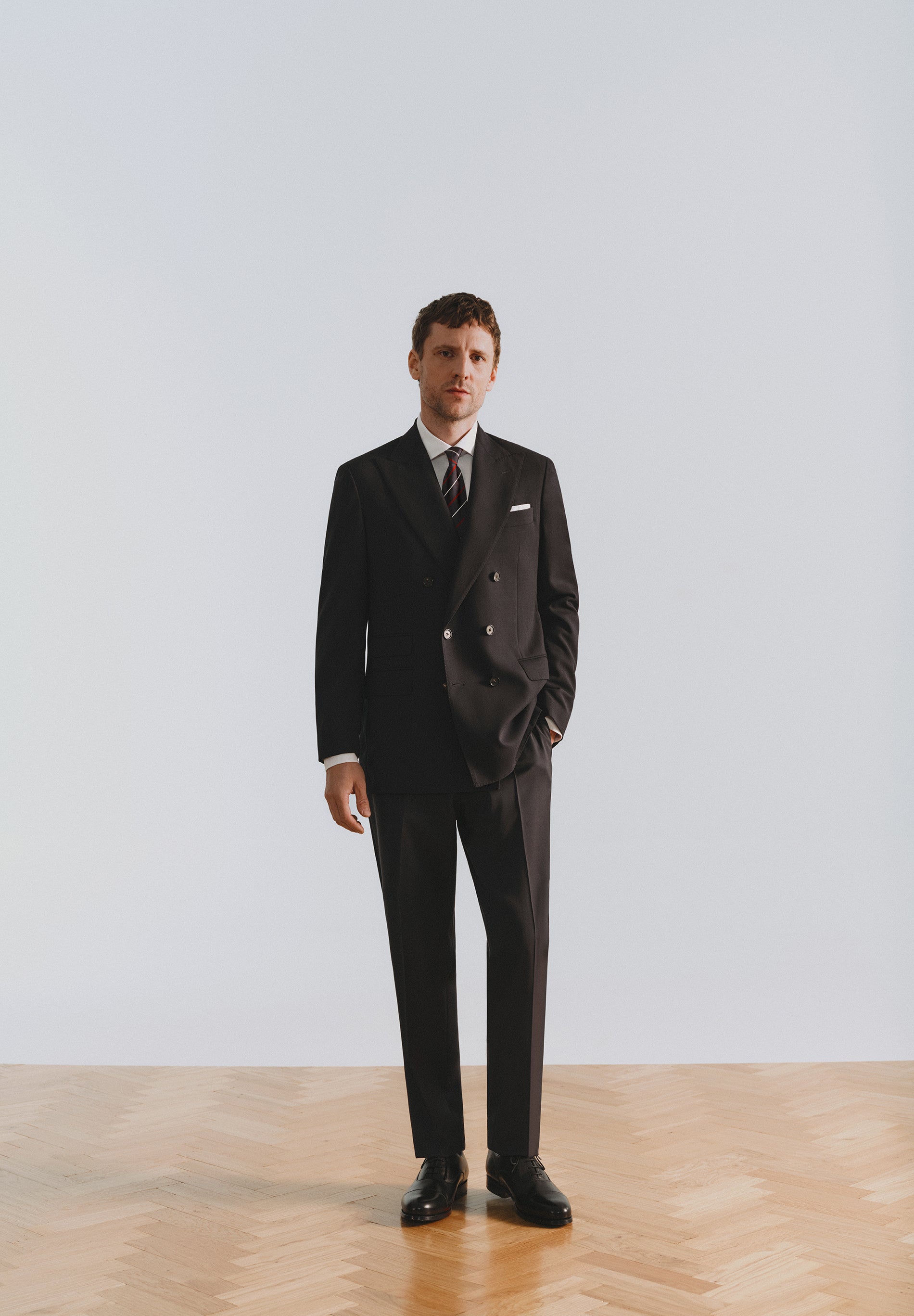 MARZOTTO COLD WOOL SUIT TROUSERS