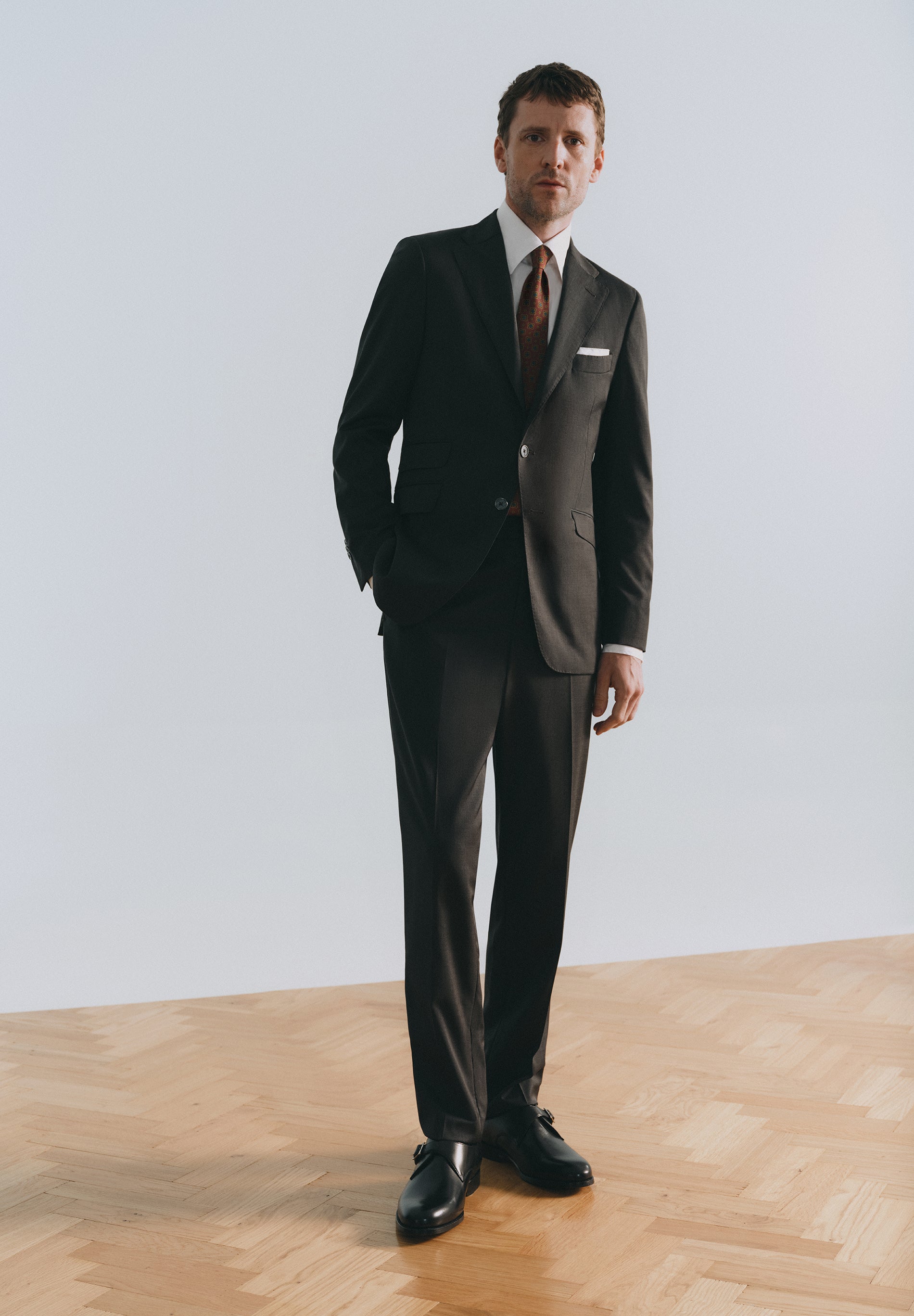 ZIGNONE COLD WOOL SUIT BLAZER