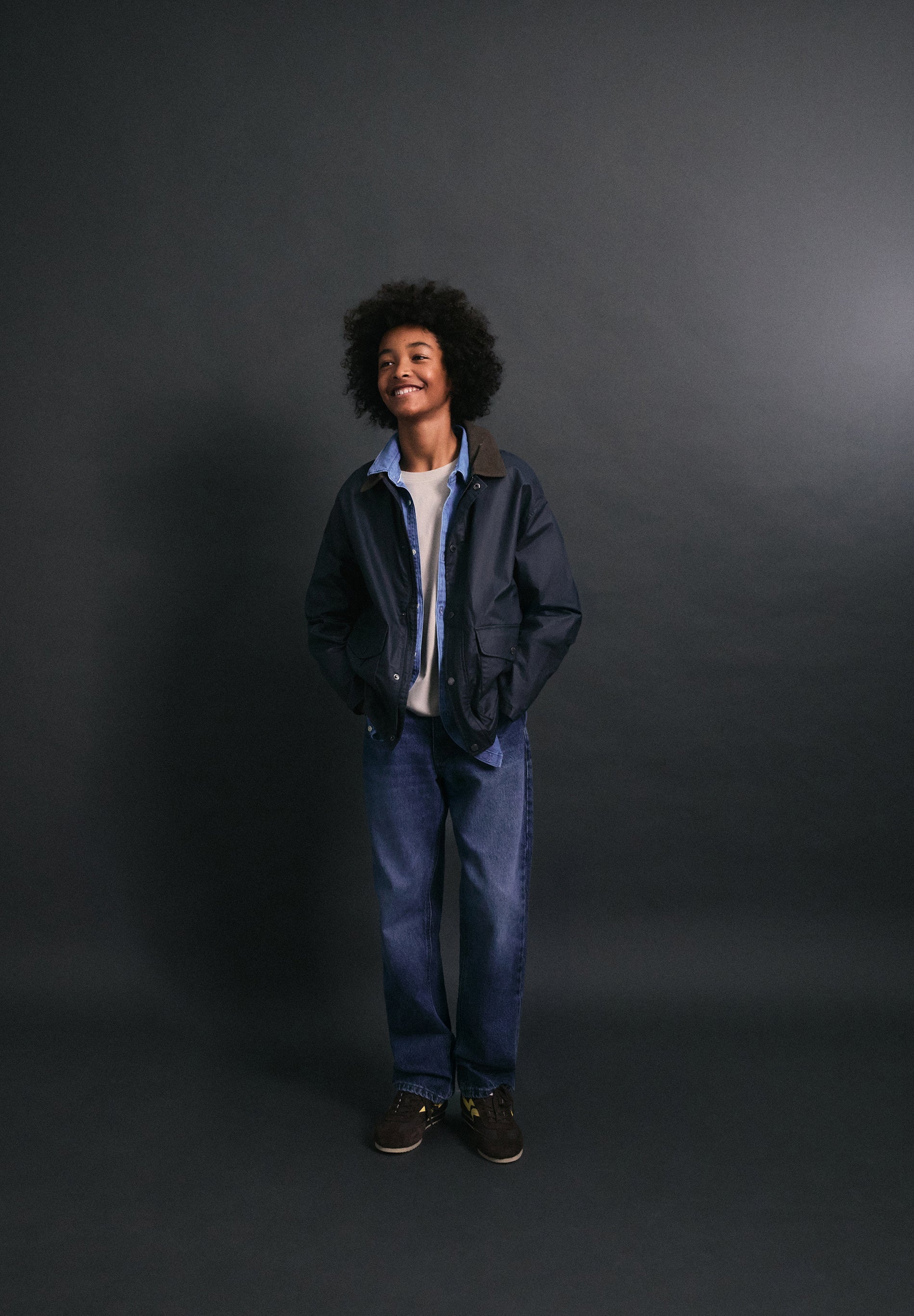 JACKET WITH SHIRT COLLAR