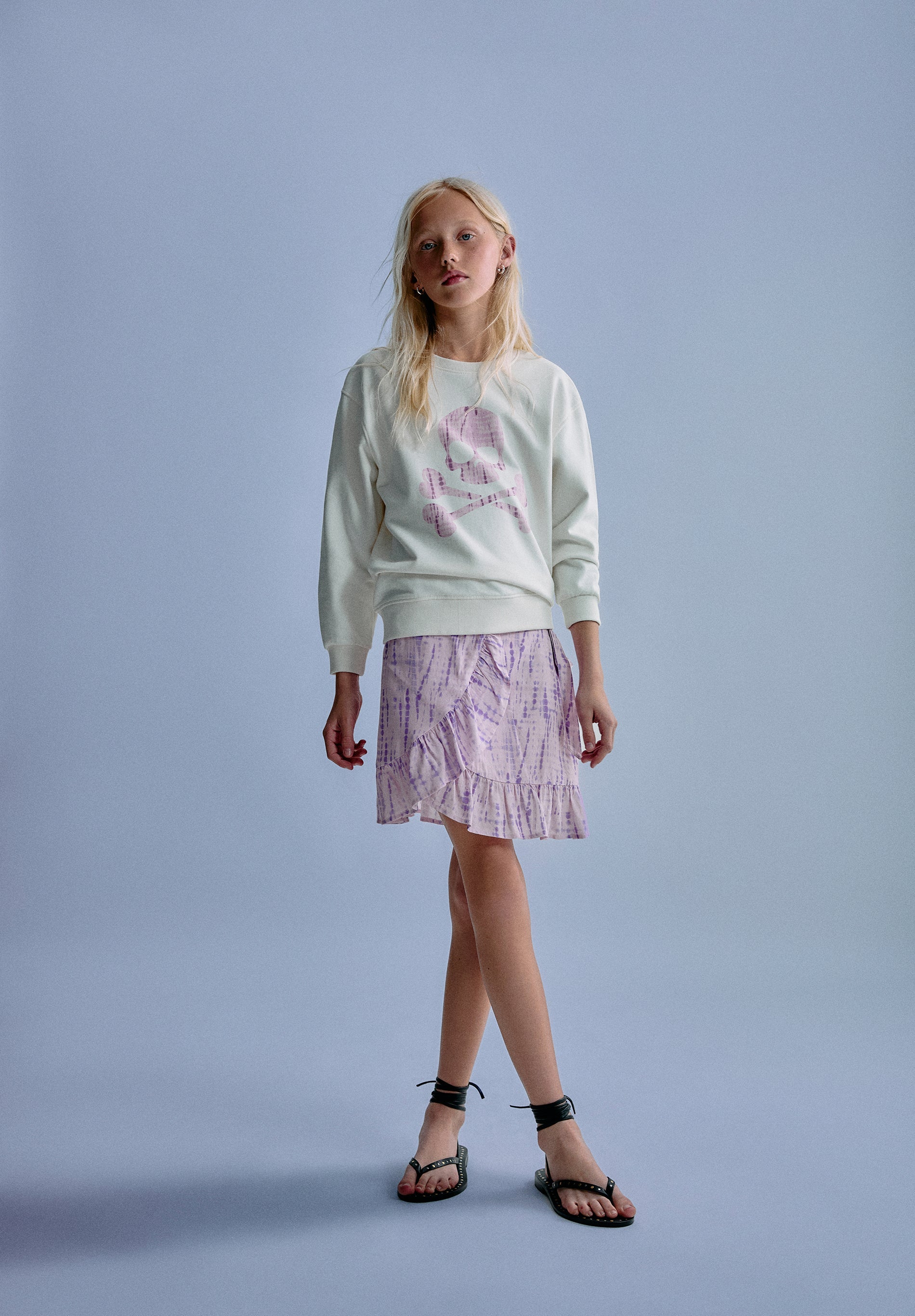 PRINTED SARONG SKIRT