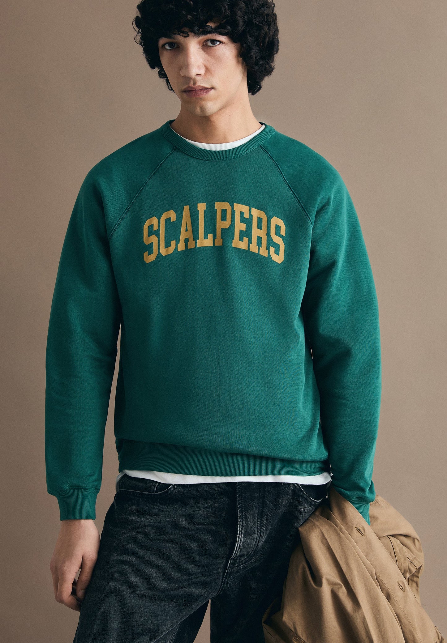 VARISTY PRINT SWEATSHIRT