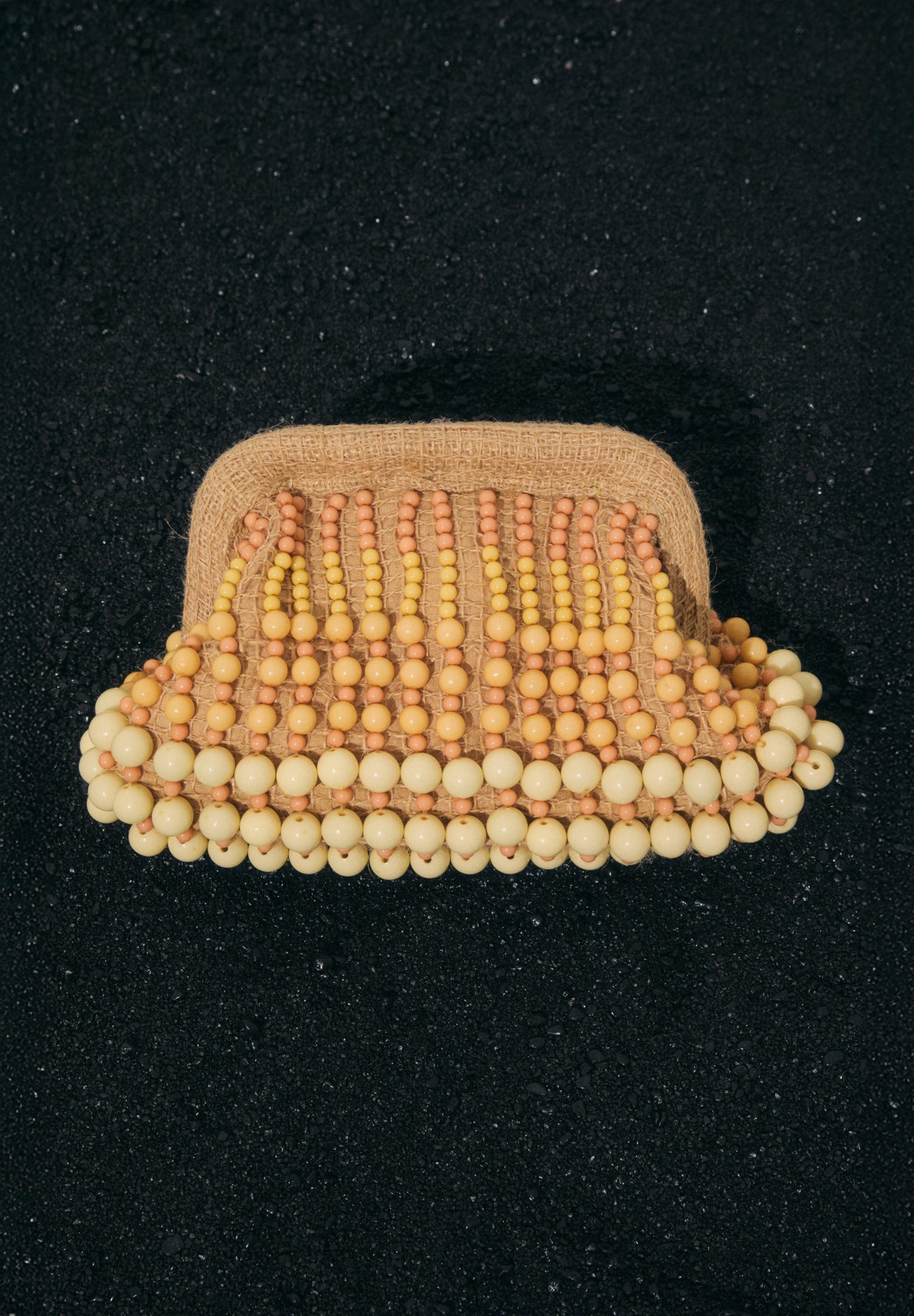 BEADED CROCHET BAG