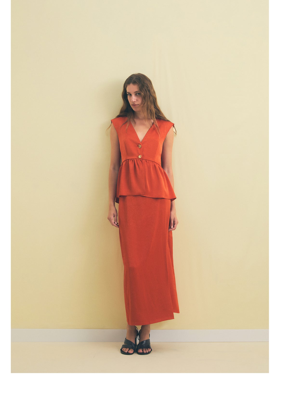 SCCRINKLESATEN SKIRT