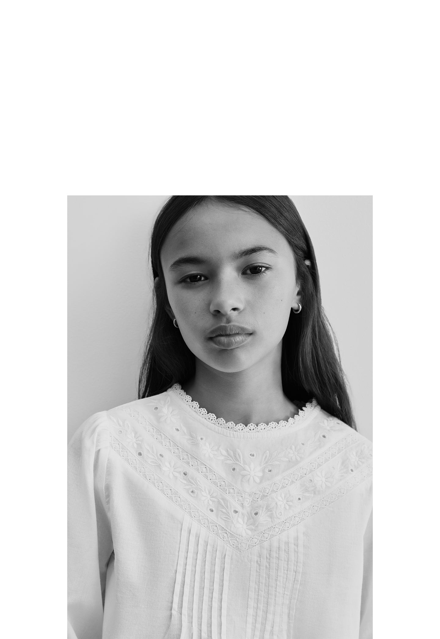 SCEMB COLLAR BLOUSE GIRLS
