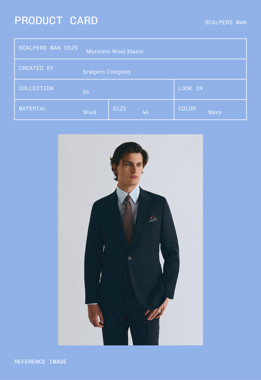 100% WOOL BLAZER