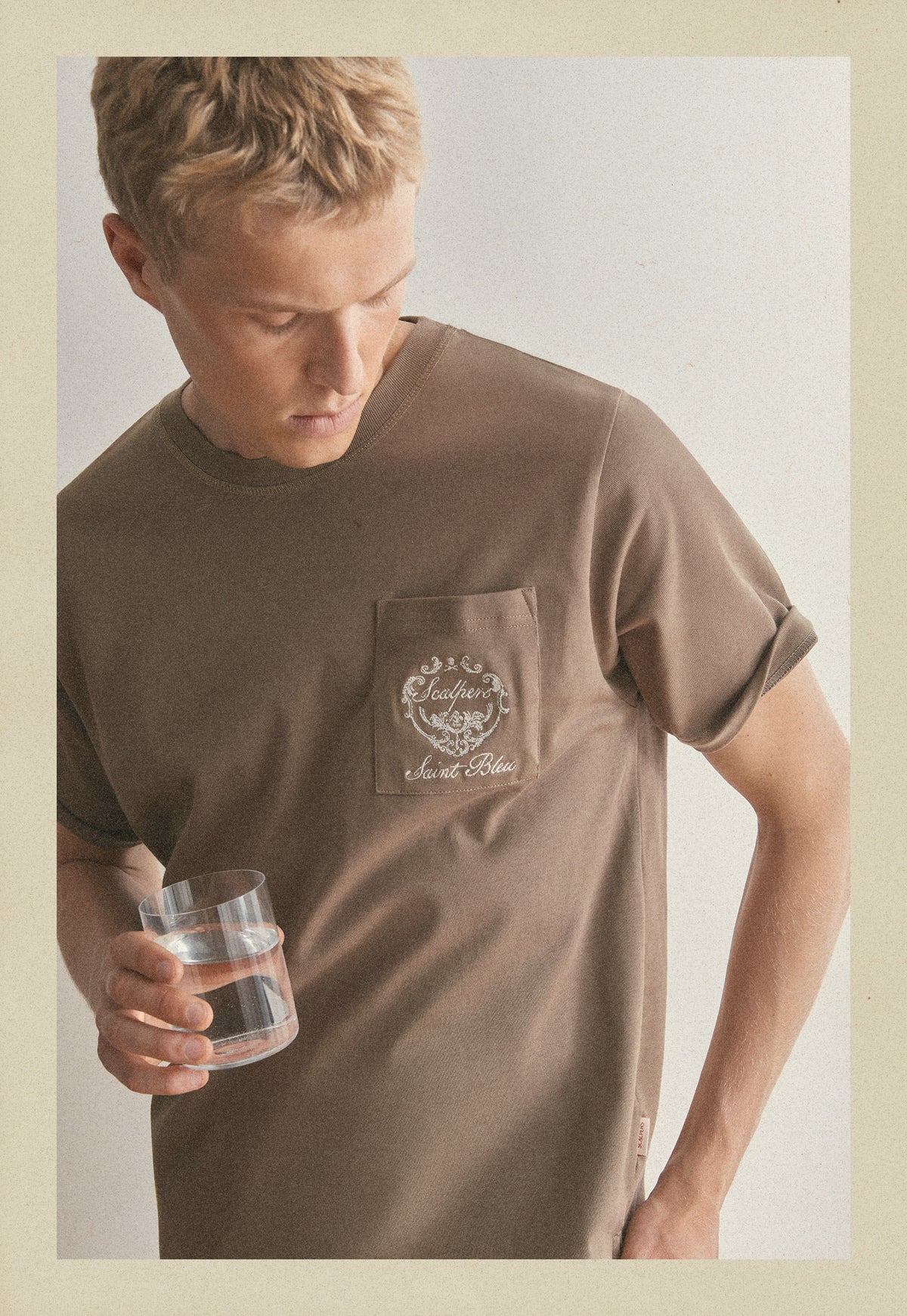 SCPOCKET SAINT BLEU TEE