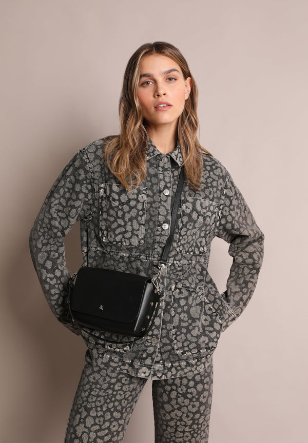 MINI FLAT LEATHER BAG