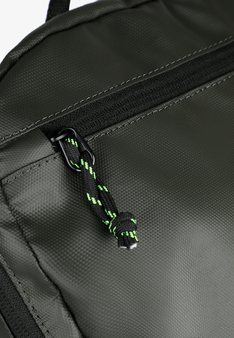 BACKPACK WITH ZIP TOP OPENING